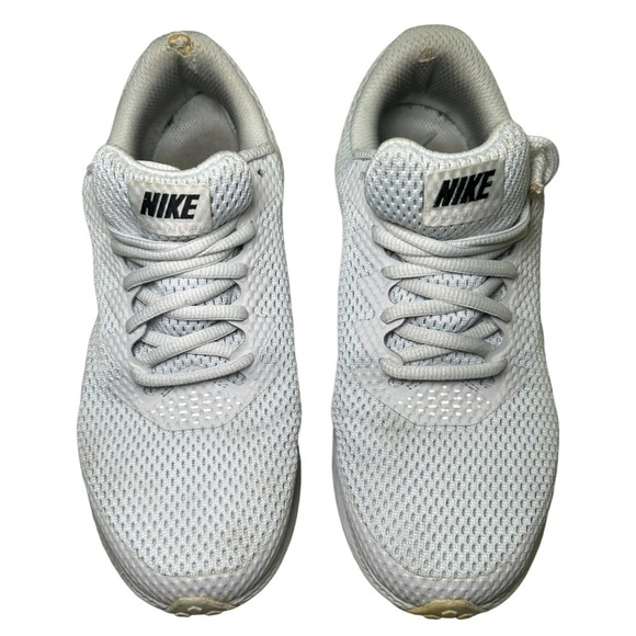 NIKE ZOOM SNEAKERS GREY MESH LOGO BLACK WHITE WOMENS SIZE 7.5 - Picture 2 of 7